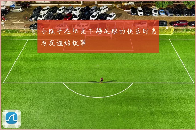 小猴子在阳光下踢足球的快乐时光与友谊的故事